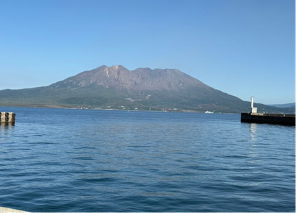 今回の旅行で納めた桜島の雄志